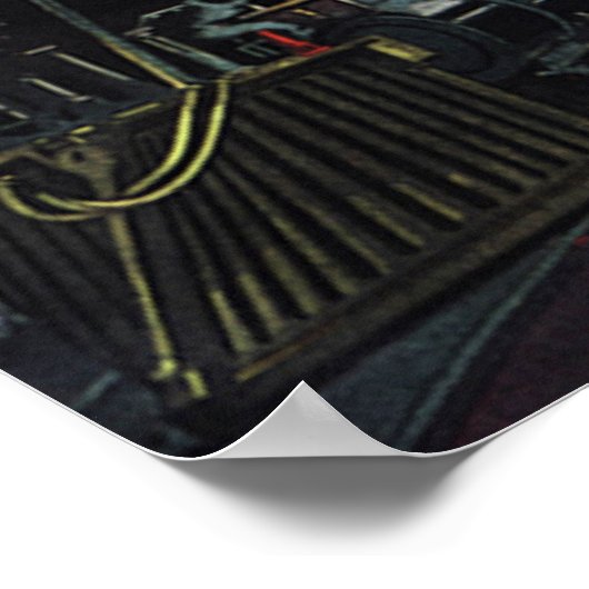 Poster midnight Flyer-trein (Hoek)