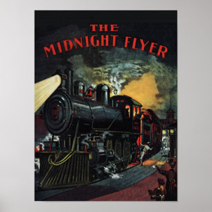 Poster midnight Flyer-trein