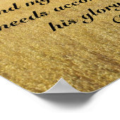 Poster Mijn God zal leveren (Hoek)