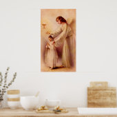 Poster: Mijn hart loopt je voor Poster (Keuken)