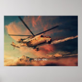 Poster Mil Mi-24 Hind (Voorkant)