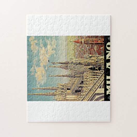 Poster milaan legpuzzel (Verticaal)