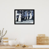 Poster militaire laarzen (Keuken)