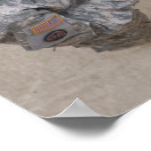 Poster militaire vlag leger (Hoek)