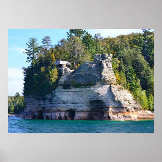 Poster/Miners Castle Upper Peninsula Michigan Poster (Voorkant)
