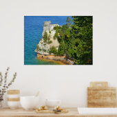 Poster/Miners Castle Upper Peninsula Michigan Poster (Keuken)