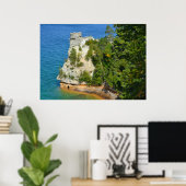 Poster/Miners Castle Upper Peninsula Michigan Poster (Thuiskantoor)