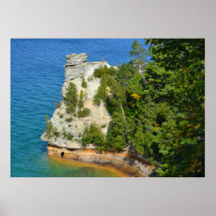 Poster/Miners Castle Upper Peninsula Michigan Poster