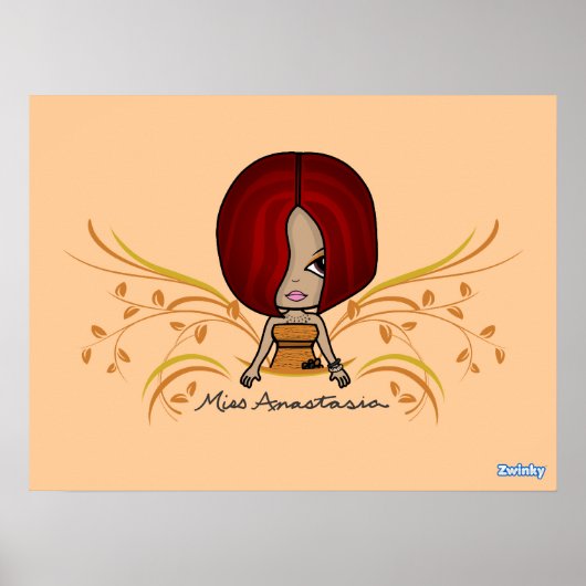 poster "Miss Anastasia" (Voorkant)