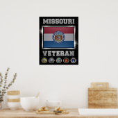 Poster Missouri Veteran (Keuken)