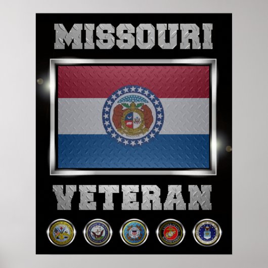 Poster Missouri Veteran (Voorkant)
