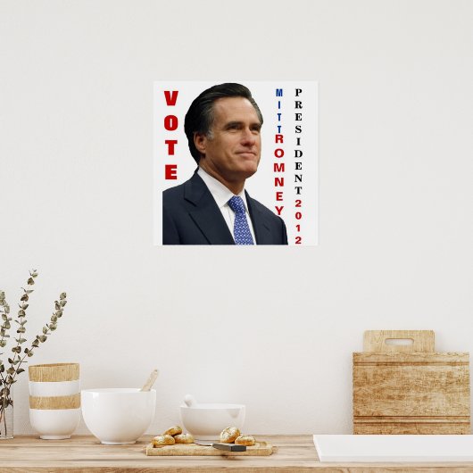 Poster Mitt Romney 2012 (Keuken)