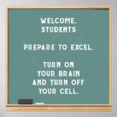 poster "mobiele telefoon uitschakelen" (Voorkant)