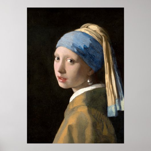 Pôster Moça do Brinco de Pérola Poster (Voorkant)