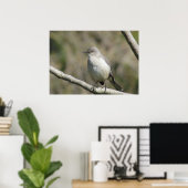 Poster - Mockingvogel (Thuiskantoor)