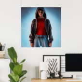 Poster Mode Jeans (Thuiskantoor)