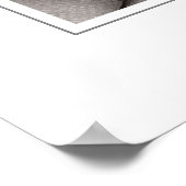 Poster - Mode vrouwen Grote Pet Brede Grens (Hoek)