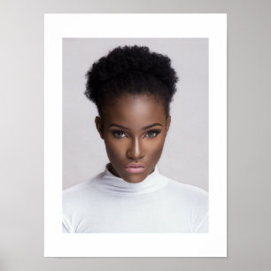 Poster - Modern Portret van Zwarte Vrouwen