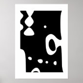 Poster moderne kunstwoonkamer uit de midden eeuw (Voorkant)