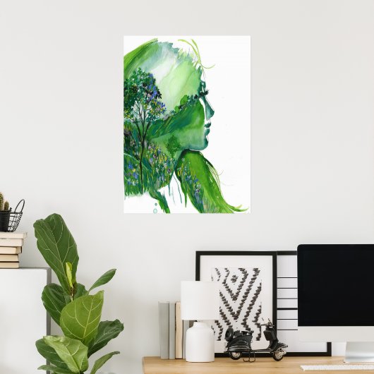 Poster Moeder Natuur (Thuiskantoor)