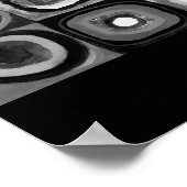 Poster-Monochrome-Kandinsky-Concentric Circles Poster (Hoek)