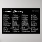 Poster Monogram zwart 2 (Voorkant)