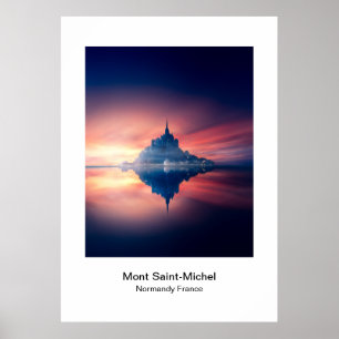 Poster - Mont Saint-Michel Normandy Frankrijk