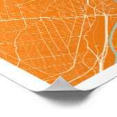 Poster Montreal Map (Hoek)