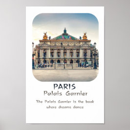 Poster monument in Parijs: Palais Garnier