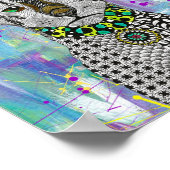 Poster mooie Oriental Shorthair Cat (Hoek)