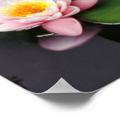 Poster-mooie zeemeermin in meer met leugens poster (Hoek)