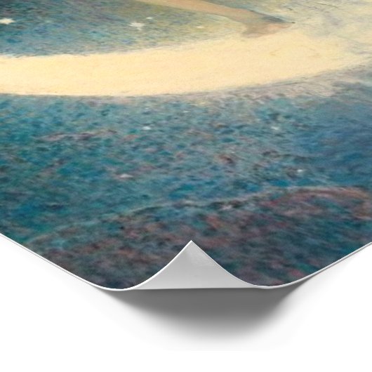 Poster Moon en Stars (Hoek)