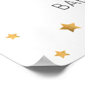 Póster Moon & Stars Roze Welkomstteken Poster (Hoek)