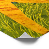 Poster-Moonlit Giraffe - Kunstwerk door Carter - L Poster (Hoek)