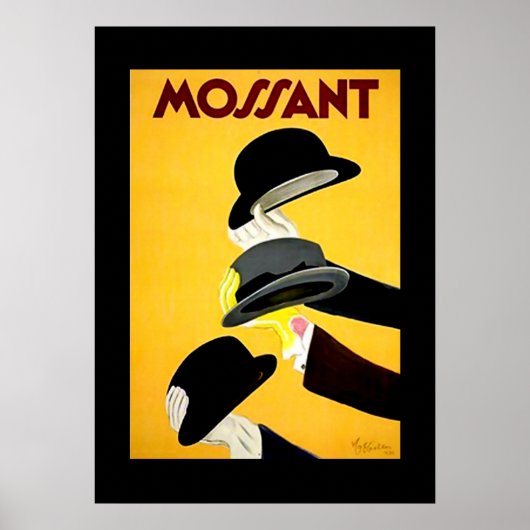 Poster "Mossant" van Leonetto Cappiello 1920 (Voorkant)