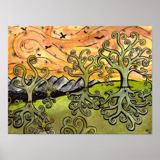 Poster mosterdzaad afdrukken (Voorkant)