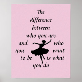 poster "Motivatie danser"