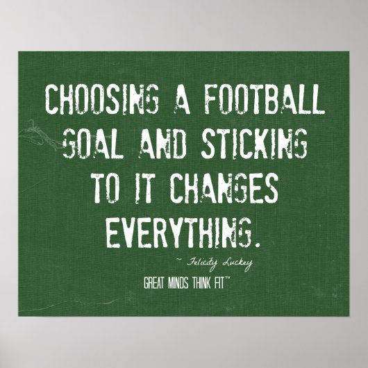 Poster motivatie Footballs (Voorkant)