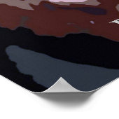 Poster motivatie Freedom Tiger Eyes afdrukken (Hoek)