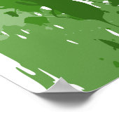 Poster motivatie groene verf (Hoek)