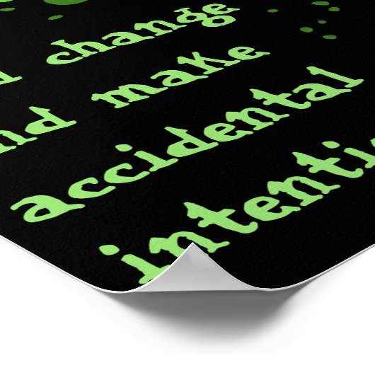 Poster motivatie groene verf (Hoek)