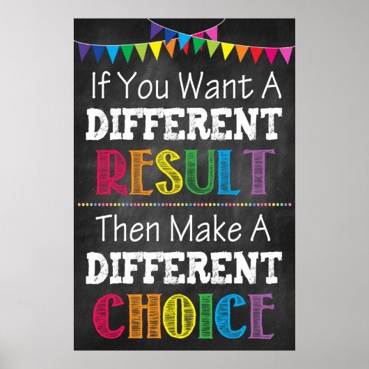 Poster motivatie klaslokaal (Voorkant)