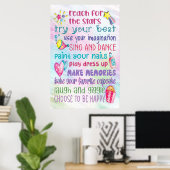 Poster Motivatie offertes van Fun Girl - 24x36 (Thuiskantoor)