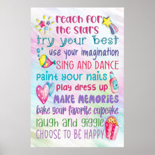 Poster Motivatie offertes van Fun Girl - 24x36