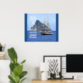 Poster motivatie succes - Dream Building (Thuiskantoor)