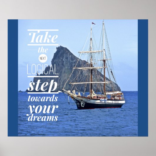 Poster motivatie succes - Dream Building (Voorkant)