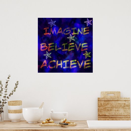 Poster Motiviteitshulpstandhouding (Keuken)