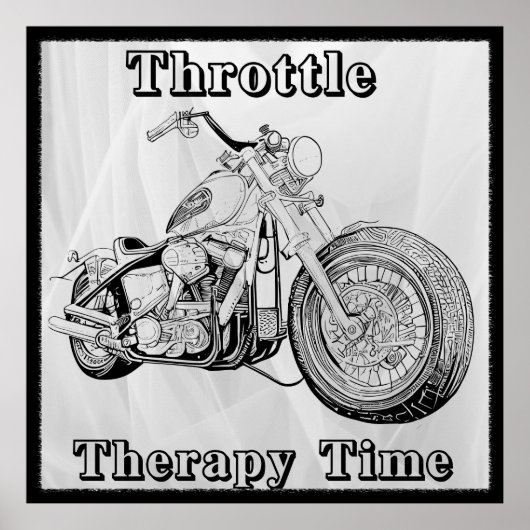  Poster motorfiets (Voorkant)