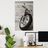 Poster motorfiets (Thuiskantoor)