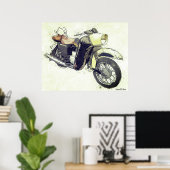  Poster motorfiets (Thuiskantoor)